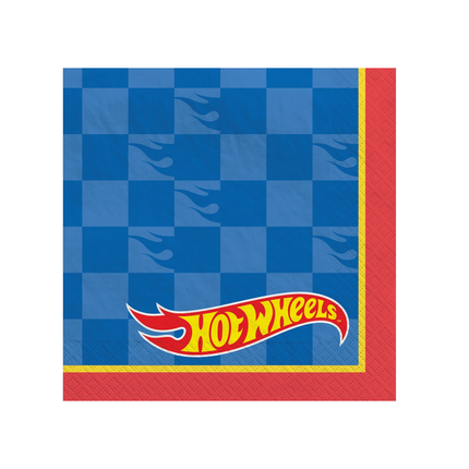 Hot Wheels Beverage Napkins 16 ct
