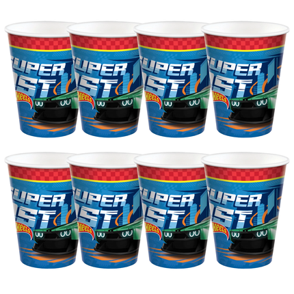 Hot Wheels Paper Cups 9 oz, 8 ct