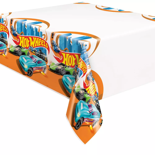 Hot Wheels Plastic Table Cover 54" x 84"