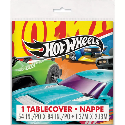 Hot Wheels Plastic Table Cover 54" x 84"