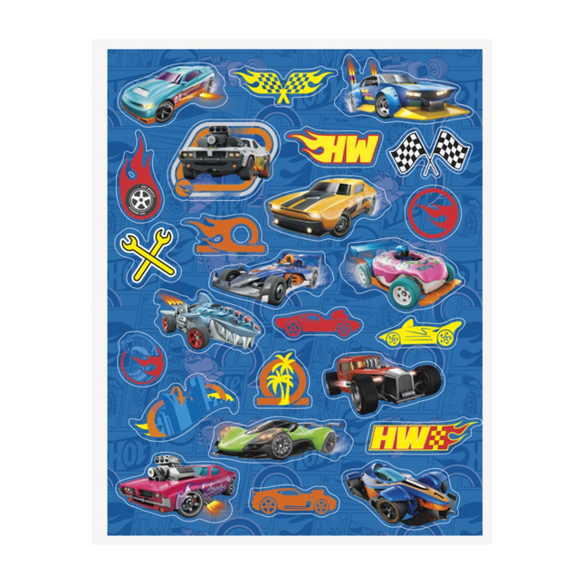 Hot Wheels Sticker Sheets 4ct