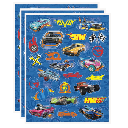 Hot Wheels Sticker Sheets 4ct