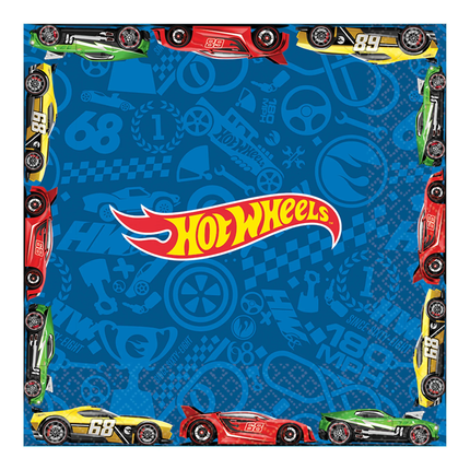 Hot Wheels Wild Racer Luncheon Napkins 6.5″, 16 ct