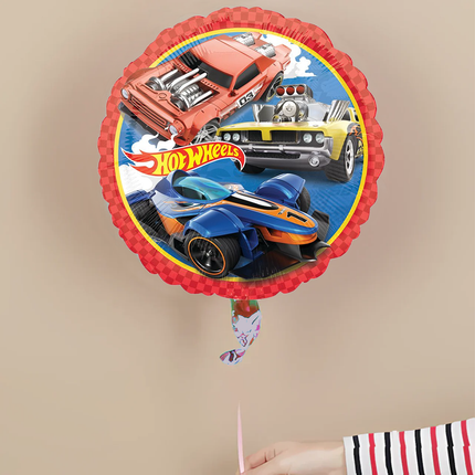 Hot Wheels Round Foil Balloon 18"