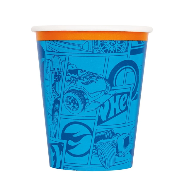 Hot Wheels Paper Cups 9 oz, 8 ct