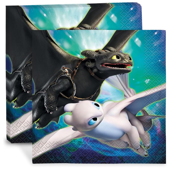 How To Train Your Dragon Luncheon Napkins, 16 Pcs