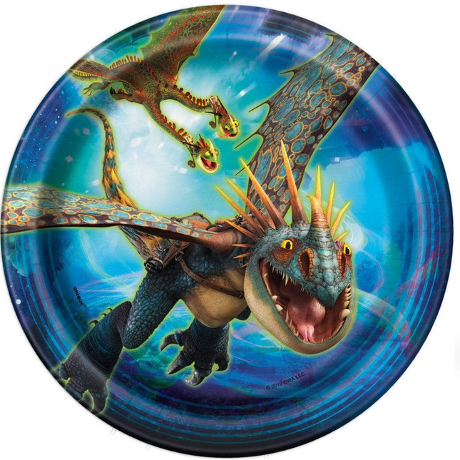 How to Train Your Dragon™ 7" Dessert Plates – 8 ct