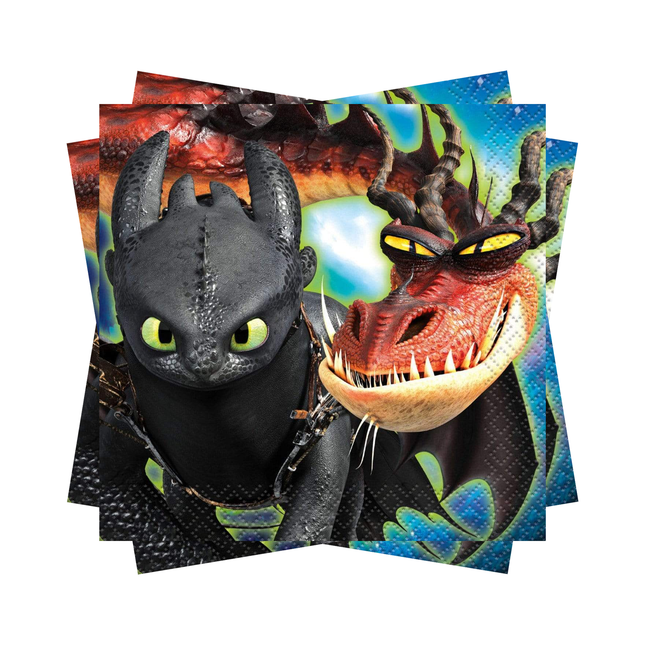 How To Train Your Dragon Beverage Napkins 16 ct