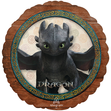 The How to Train Your Dragon foil balloon included in this set