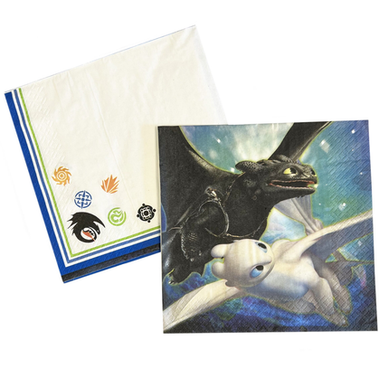 How To Train Your Dragon Luncheon Napkins, 16 Pcs