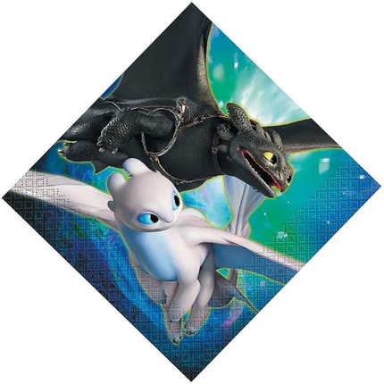 How To Train Your Dragon Luncheon Napkins, 16 Pcs