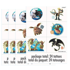 How to Train Your Dragon Temporary Tattoos – 24 Count