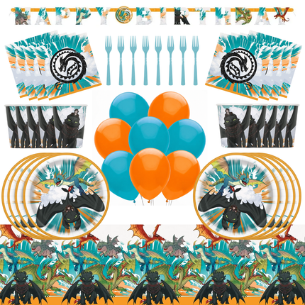 How to Train Your Dragon Birthday Party Supplies Set