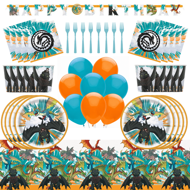 How to Train Your Dragon Birthday Party Supplies Set