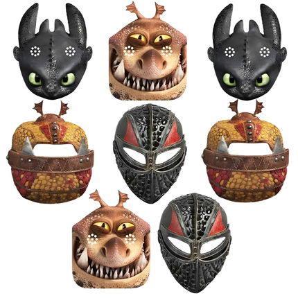 How to Train Your Dragon™ Party Paper Masks