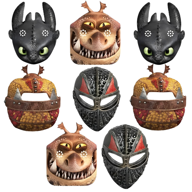 How to Train Your Dragon™ Party Paper Masks