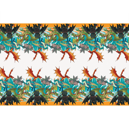 How to Train Your Dragon Rectangular Plastic Table Cover 54" x 84"
