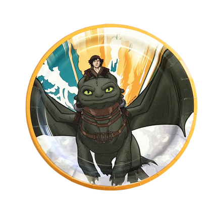 How to Train Your Dragon Round 7" Dessert Plates 8ct