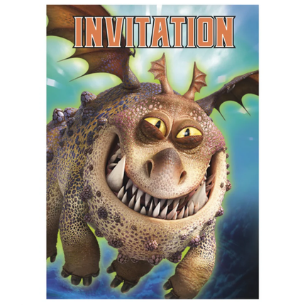 How to Train Your Dragon Party Invitations 8 ct