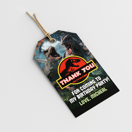 World Dinosaur Park Personalized Thank You Cards, 8 ct