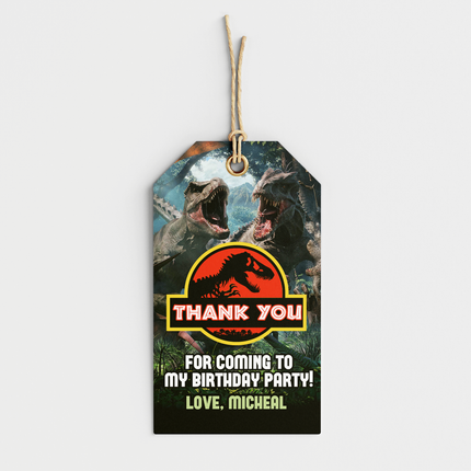 World Dinosaur Park Personalized Thank You Cards, 8 ct