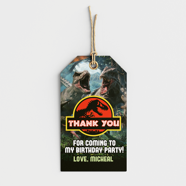 World Dinosaur Park Personalized Thank You Cards, 8 ct