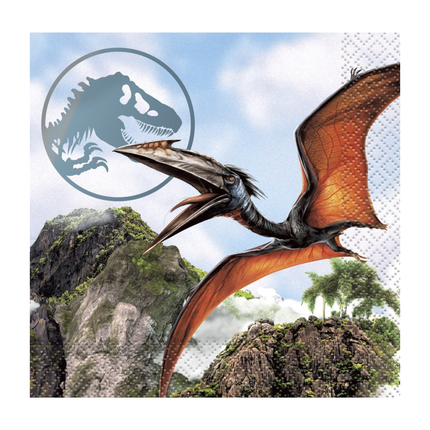 Jurassic World 4 Beverage Napkins 16ct