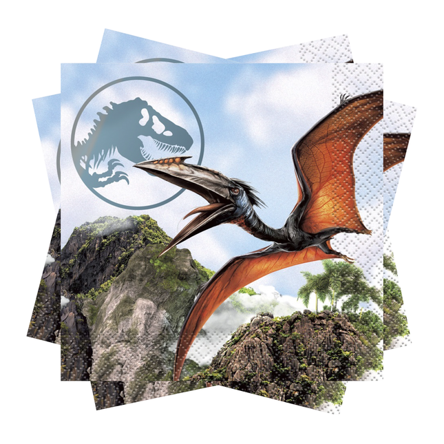 Jurassic World 4 Beverage Napkins 16ct