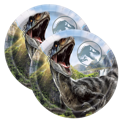 Jurassic World 4 Round 7" Dessert Plates 8ct