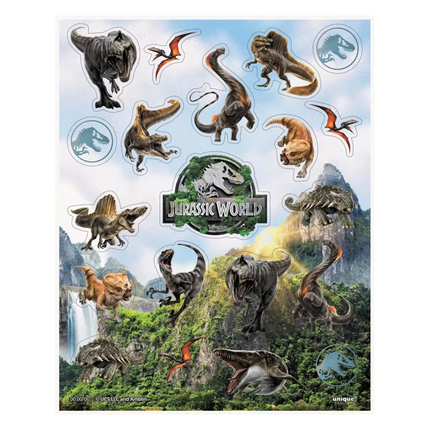 Jurassic World 4 Sticker Sheets 4ct