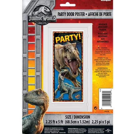 Jurassic World™ Birthday Door Poster