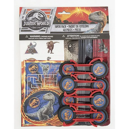 Jurassic World: Fallen Kingdom Favor Pack, 48 Count