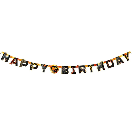 Jurassic World Happy Birthday Banner