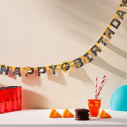 Jurassic World Happy Birthday Banner