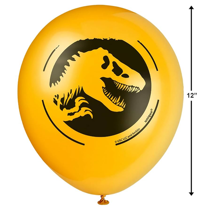 Jurassic World™ Latex Balloons 12", 8 Count
