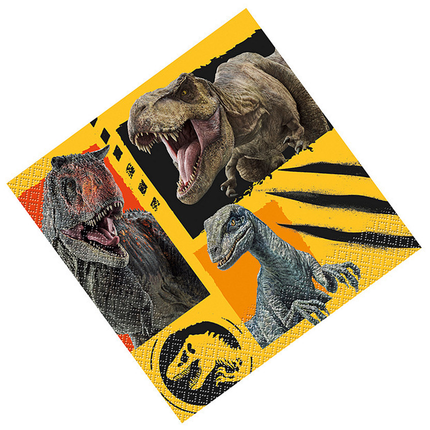 Jurassic World Paper Party Lunch Napkins