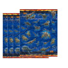 Jurassic World Sticker Sheets, 4 Sheets, 80 stickers