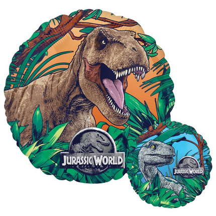 Jurassic World Round Foil Balloon 18"