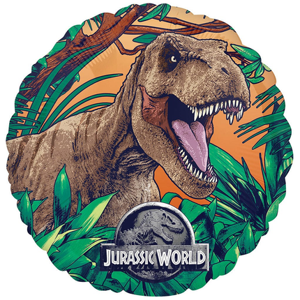 Jurassic World Round Foil Balloon 18"