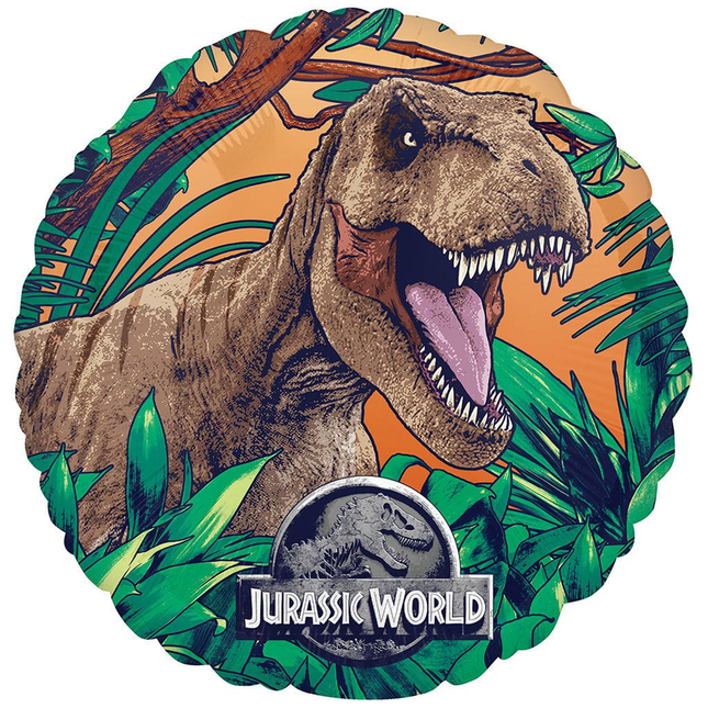 Jurassic World Round Foil Balloon 18"