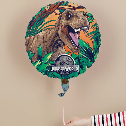 Jurassic World Round Foil Balloon 18"