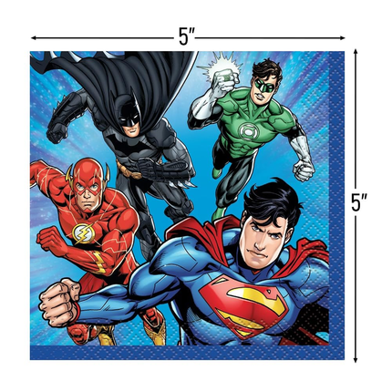 Justice League™ Beverage Paper Napkins