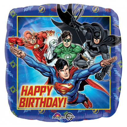 Justice League Happy Birthday Foil Balloon – 18"