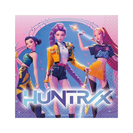 KPop Demon Hunters Beverage Napkins 16 ct - included product detail
