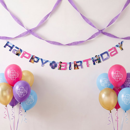 KPop Demon Hunters Happy Birthday Banner