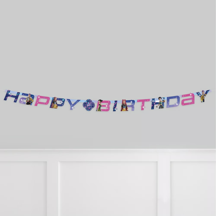 KPop Demon Hunters Happy Birthday Banner