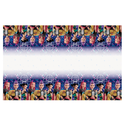 KPop Demon Hunters Plastic Table Cover 54" x 84"