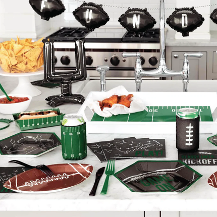 Kickoff Football Can Coolers, 2ct