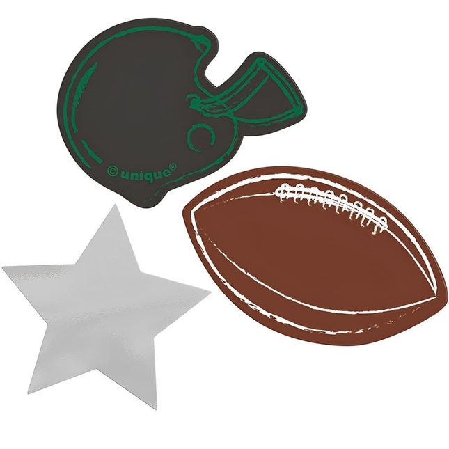 Kickoff Football Jumbo Paper & Foil Confetti, 2 oz