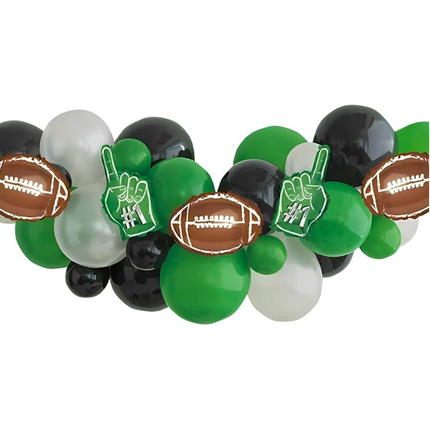 Kickoff Football Latex & Foil Balloon Arch Kit, 26pc